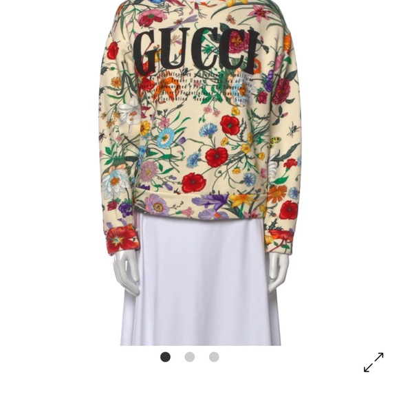 Gucci Multicolor Floral Top - Picture 6 of 9